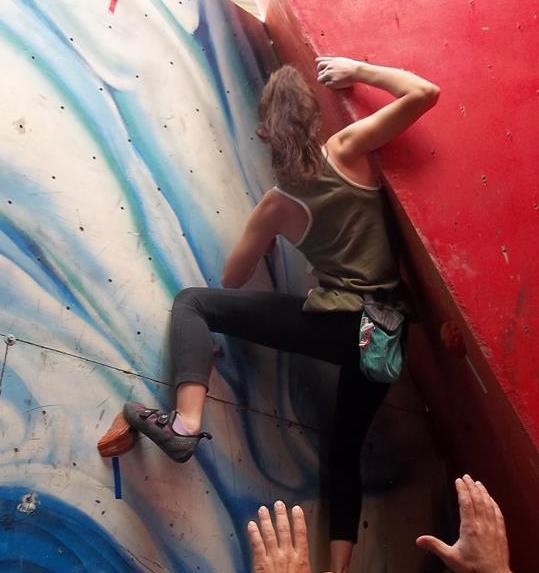 Ludmila Costa, subcampeona provincial de Escalada