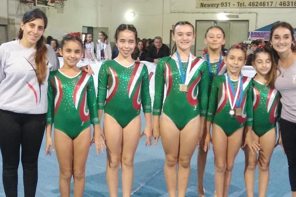 Podios y más podios para la gimnasia local