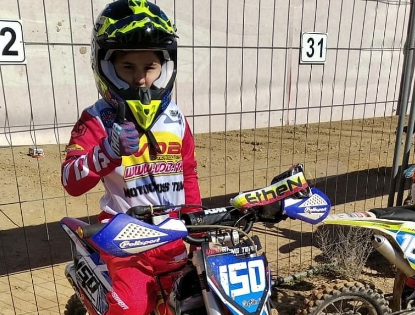 Valentín Vaca sigue sumando rodaje en la 65cc de Catalunya