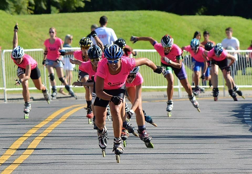 Competencia de roller en la costanera