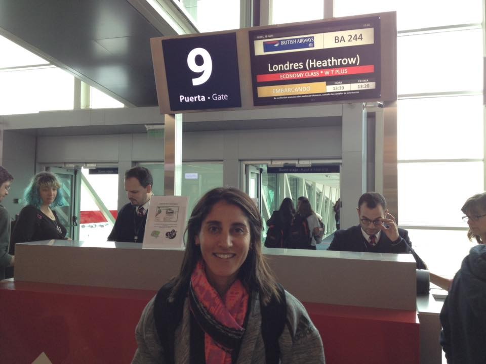 Rosa ya está en Londres
