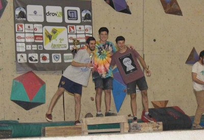 Ignacio Cotté, campeón provincial de escalada