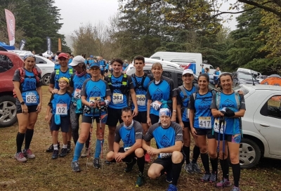 Podios bajo la lluvia