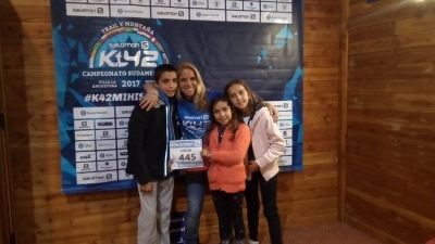 Video emocionante: la llegada de Andrea Cachon en los K42 de Villa La Angostura