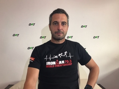 Miguel Romero vivió la previa mundialista en la redacción de DXT Carlos Paz