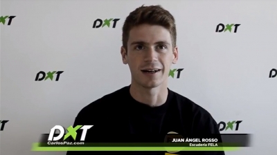 El “Colo” Rosso celebró el podio en la redacción de DXT 