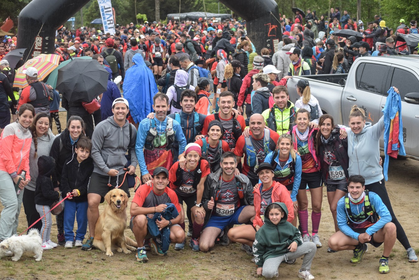 ¡Una multitud de carlospacenses se lució en la Black Rock El Durazno!
