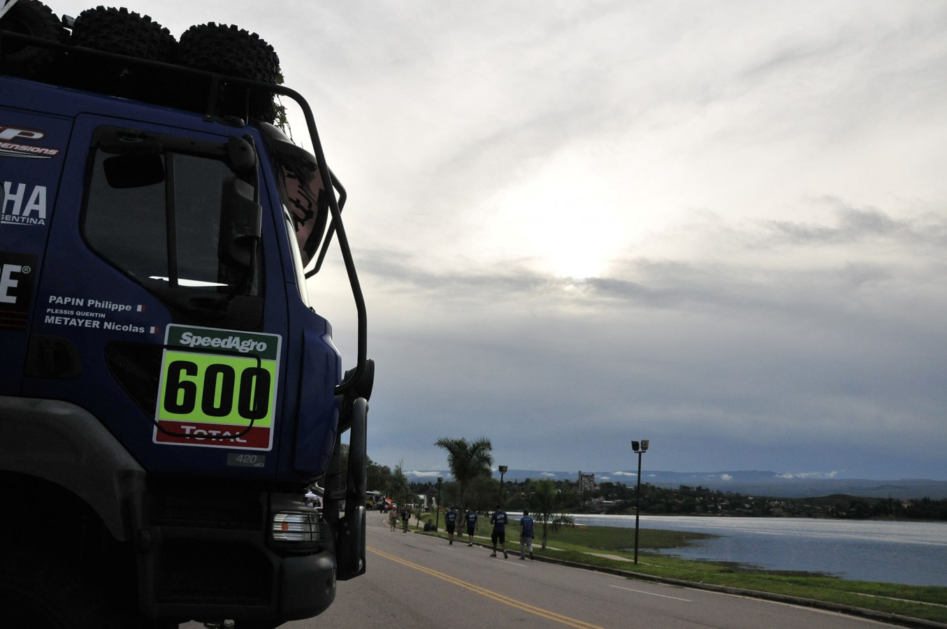 El paso del Dakar por Carlos Paz, en imágenes
