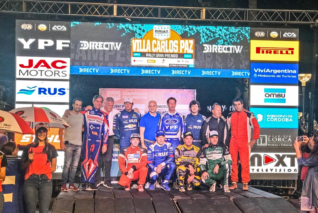 Gran lanzamiento del Rally Argentino en pleno centro