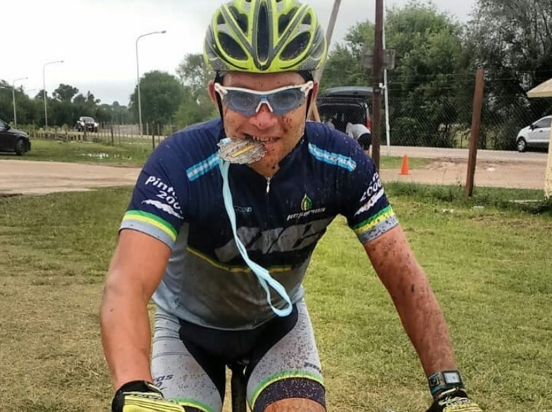 Maratonista sobre ruedas