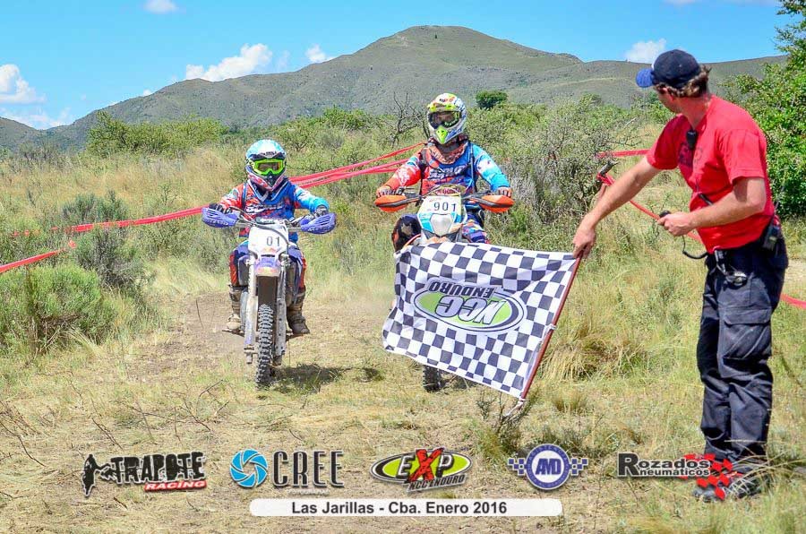 Enduro: podios carlospacenses en Las Jarillas