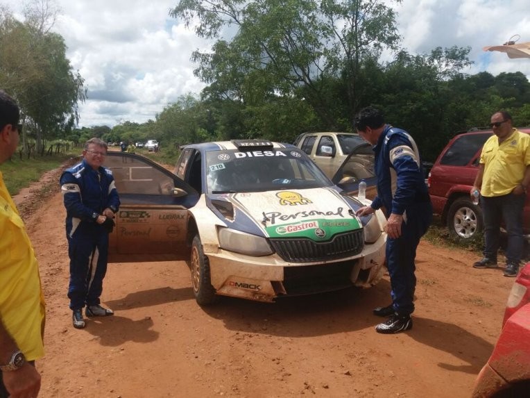 Rubén García, cuarto en el Rally de Acosta Ñu