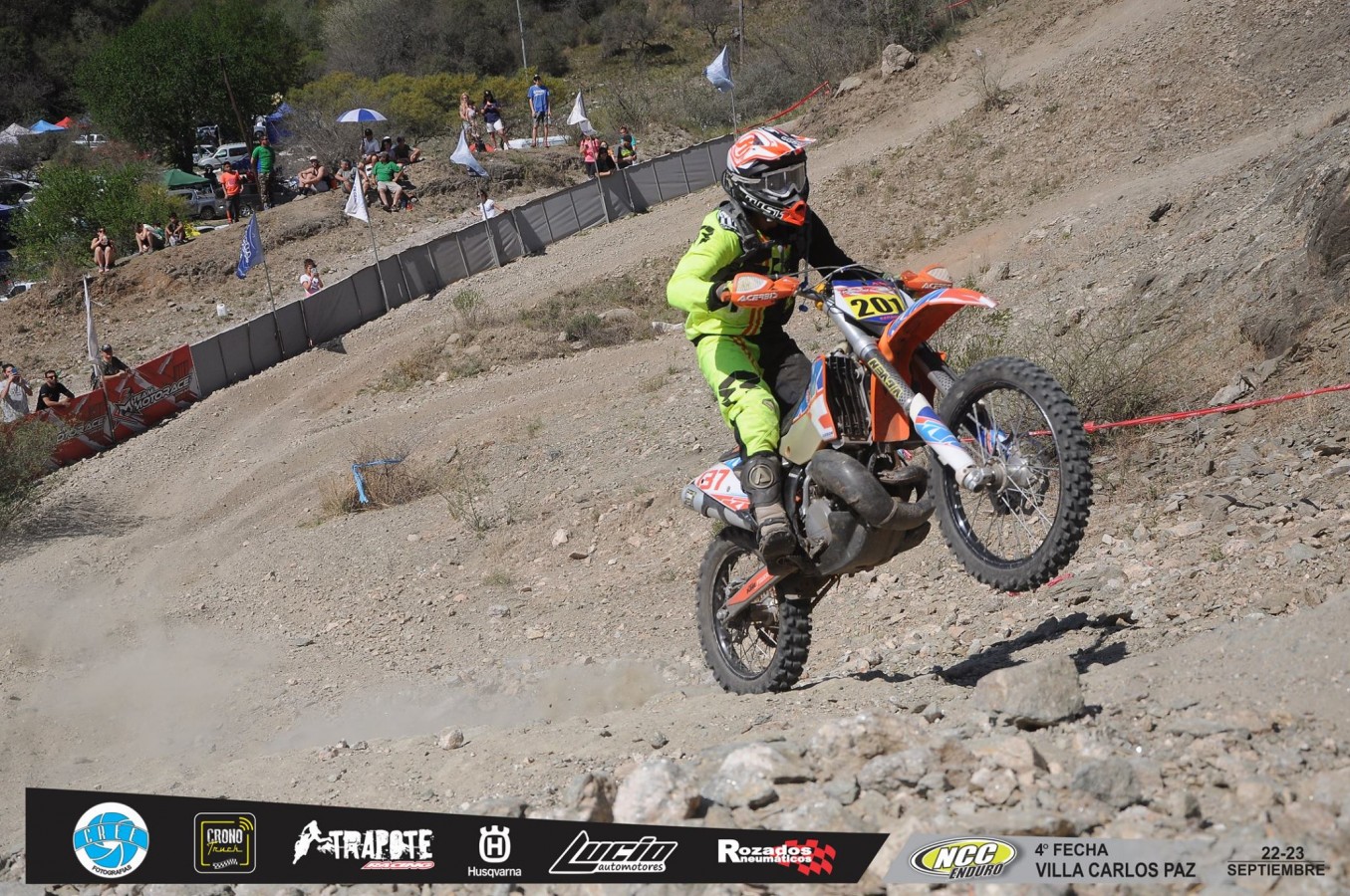 El NCC de Enduro pasó por el Parque Temático