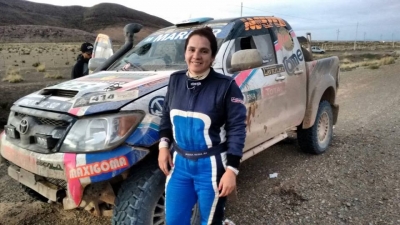 Alicia Reina, la ferretera que corre el Dakar