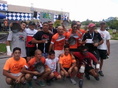Siete podios carlospacenses en Giulio Cesare