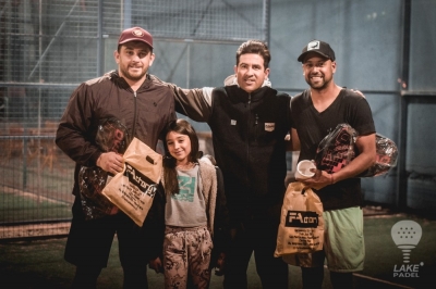 Monzon/Sombra y Patocchi/Visintin, los reyes del ''finde'' en Lake Padel