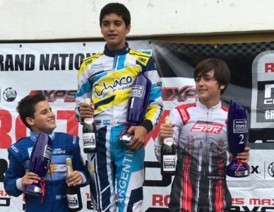 Primer podio de Gentile en la Junior