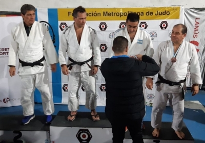 Sergio Alba logró bronce en el Nacional Máster de Judo