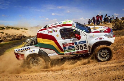 García se mete entre los mejores del Dakar
