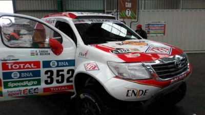 Así será la flamante Hilux de Rubén García en el Dakar