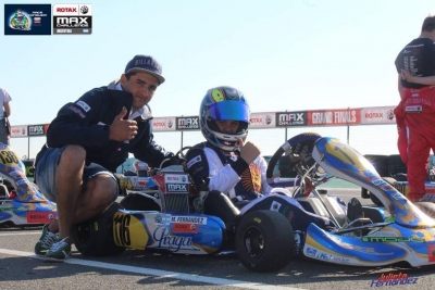 Matías Fernández, al Sudamericano de Karting