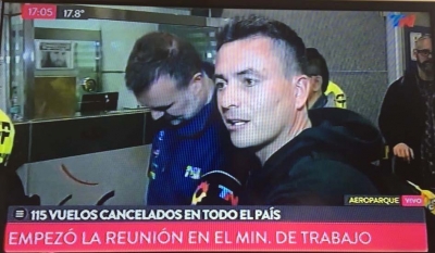 Deportistas carlospacenses varados en Aeroparque
