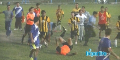 ¡Se fueron a las manos!